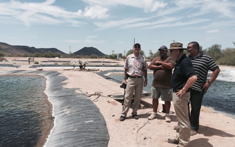 VP Burgess on a 2015 visit to Dateland, Arizona